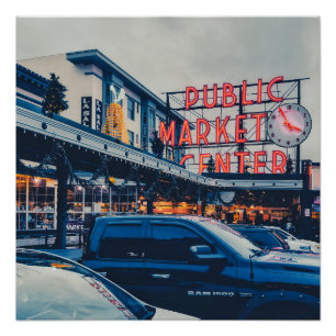 Seattle Pike Market Poster