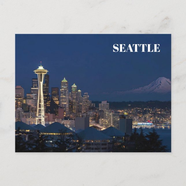 Seattle Postcard Postkarte (Vorderseite)