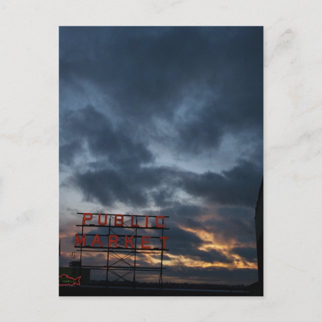 Seattle Postkarte (Vorderseite)