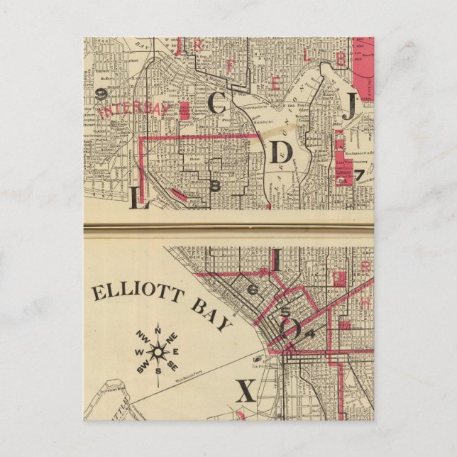 Seattle Postkarte (Vorderseite)