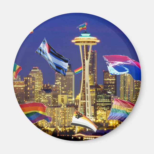 Seattle Pride Magnet (Vorne)