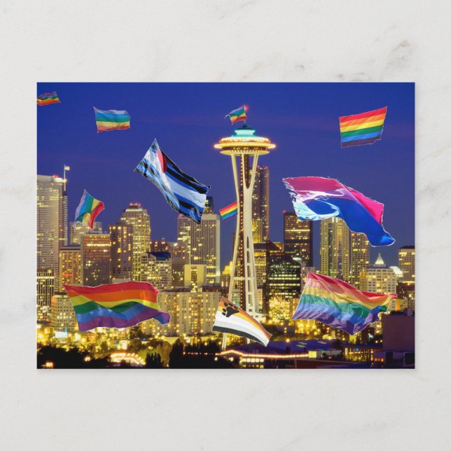 Seattle Pride Postkarte (Vorderseite)