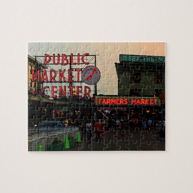 Seattle Public Market Centre #1 Jigsaw Puzzle (Horizontal)