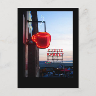 Seattle Public Market Postkarte