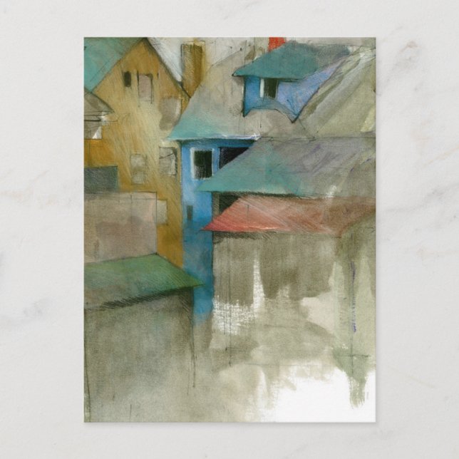 Seattle Rooftops Postkarte (Vorderseite)