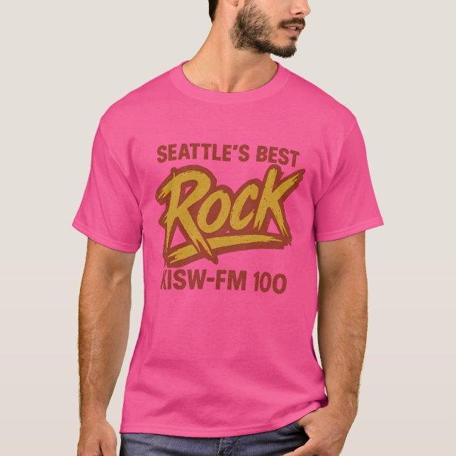 Seattle’s Best Rock – KISW 100 FM T-Shirt (Vorderseite)