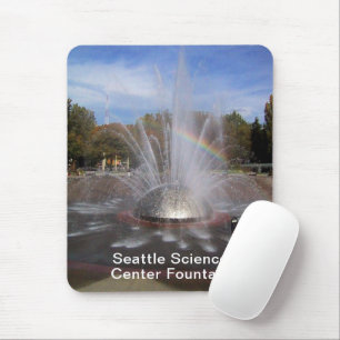 Seattle Science Center Fountain Washington Foto Mousepad