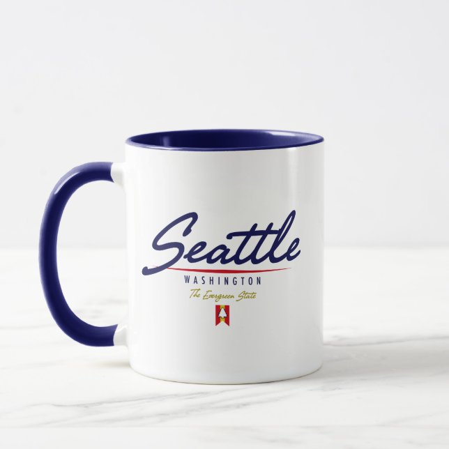 Seattle-Skript Tasse (Links)