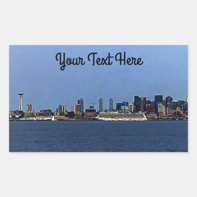 Seattle Skyline #2-2 Stickers (Vorderseite)