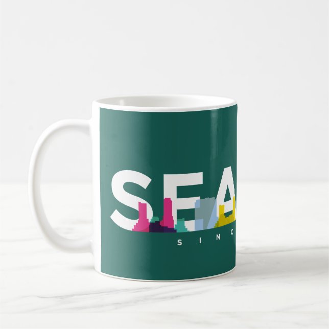 Seattle Skyline Coffee Tasse (Links)