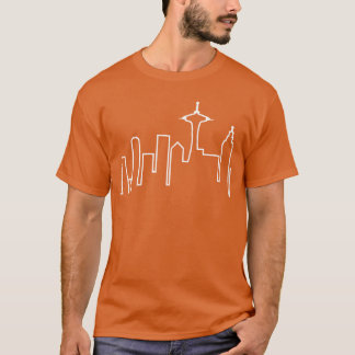 Seattle Skyline Frasier lustig T-Shirt