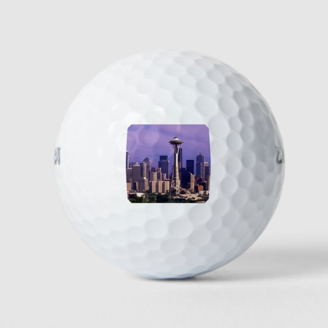 Seattle Skyline Golfball (Vorderseite)