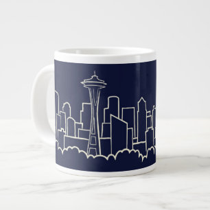 Seattle Skyline Jumbo-Tasse