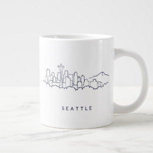Seattle Skyline Jumbo-Tasse