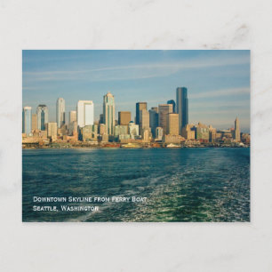 Seattle Skyline Postcard Postkarte