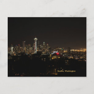 Seattle Skyline Postcard Postkarte