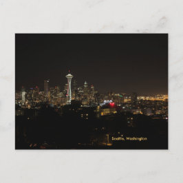 Seattle Skyline Postcard Postkarte