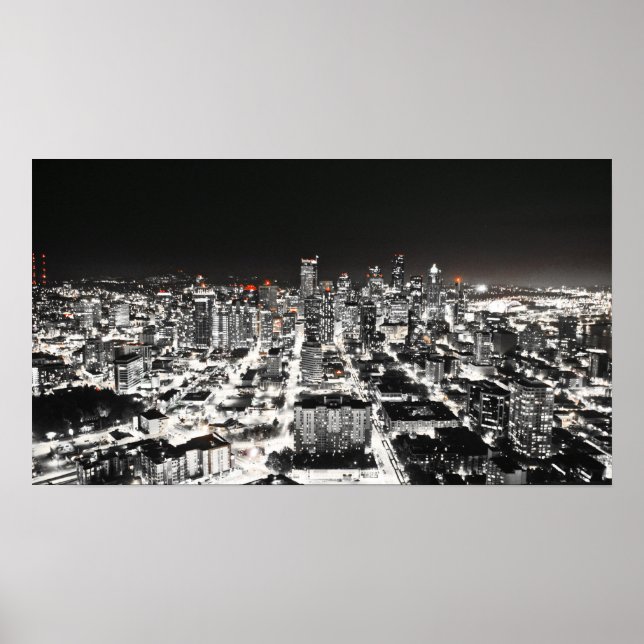 Seattle Skyline Poster (Vorne)