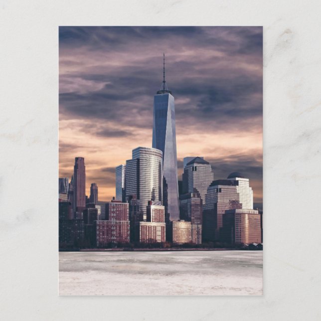 Seattle Skyline Postkarte (Vorderseite)