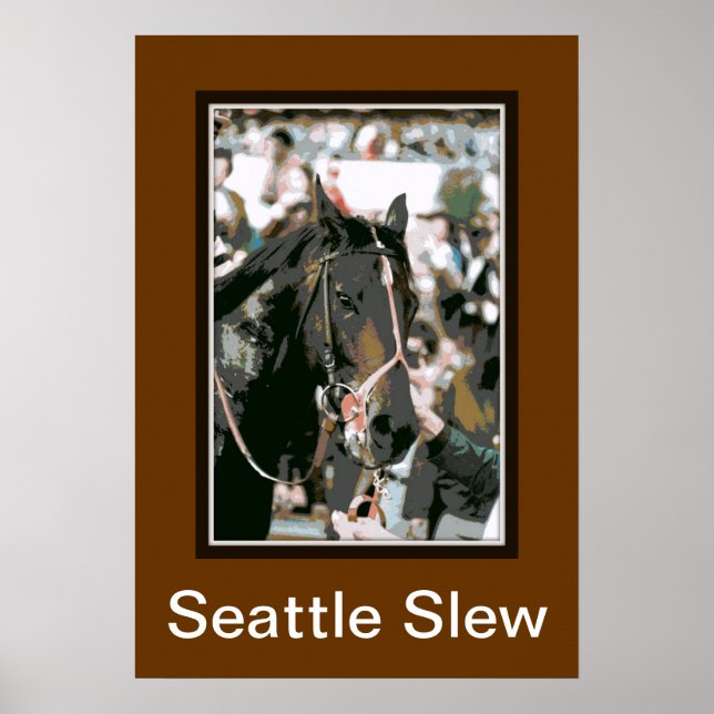 Seattle Slew Thoroughbred 1978 Poster (Vorne)