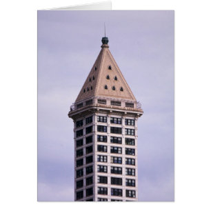 Seattle Smith Tower Blank Card
