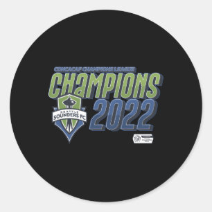 Seattle Sounders Champions 2022 Concacaf Champions Runder Aufkleber