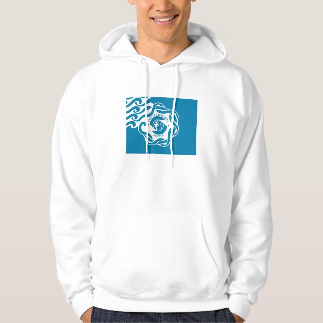 Seattle-Stadt-Flaggen-T - Shirt (Vorderseite)