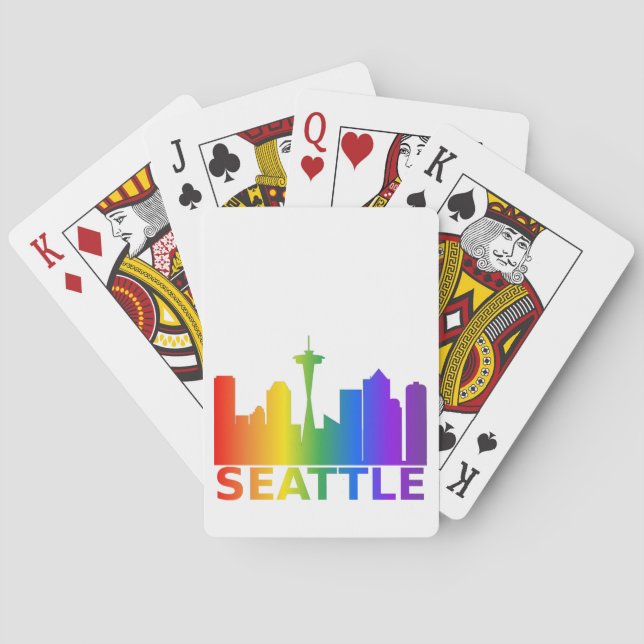 Seattle-Stolz-Spielkarten Spielkarten (Rückseite)