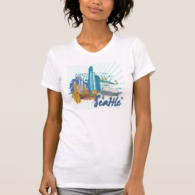 Seattle T-Shirt (Vorderseite)