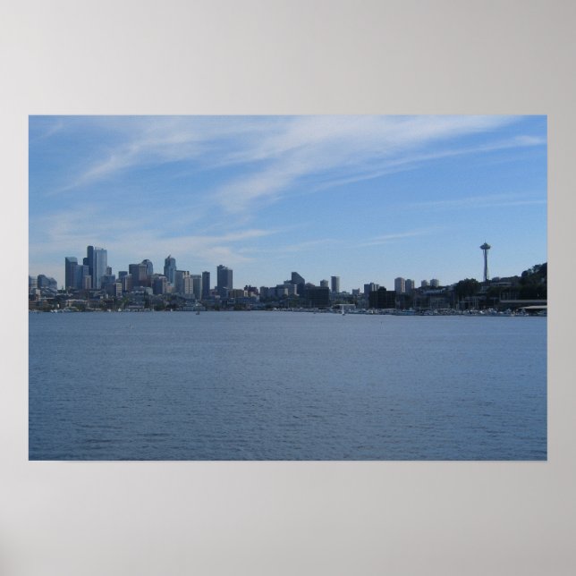 Seattle und Lake Gewerkschaft Poster (Vorne)