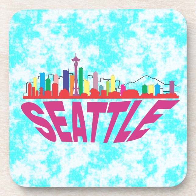Seattle Untersetzer (Vorderseite)