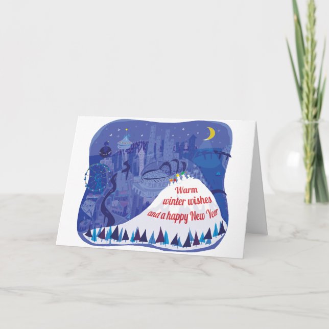 Seattle - Urlaubskarte Feiertagskarte (Vorderseite)