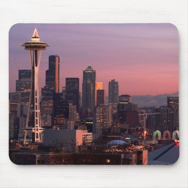 Seattle von Kerry-Park Mousepad (Vorne)