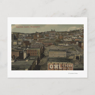 Seattle, WA - First Hill Postkarte