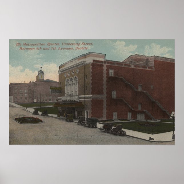 Seattle, WA - Metropolitan Poster (Vorne)