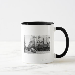 Seattle, WA Straßen-Szenen-im Stadtzentrum Tasse