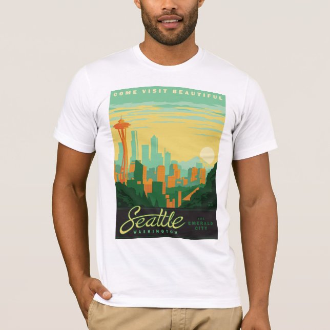 Seattle, WA T-Shirt (Vorderseite)