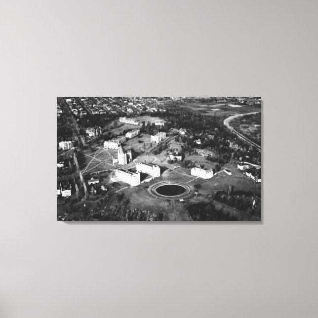 Seattle, WA University of WA Campus Aerial Leinwanddruck (Vorderseite)