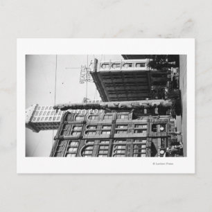 Seattle, WAIndian Totem Pole am Pioneer Platz Postkarte