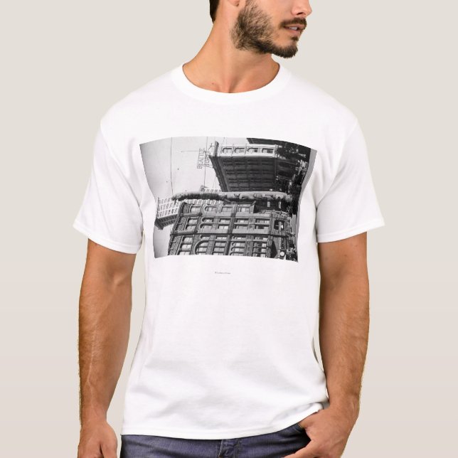 Seattle, WAIndian Totempfahl am Pionierquadrat T-Shirt (Vorderseite)