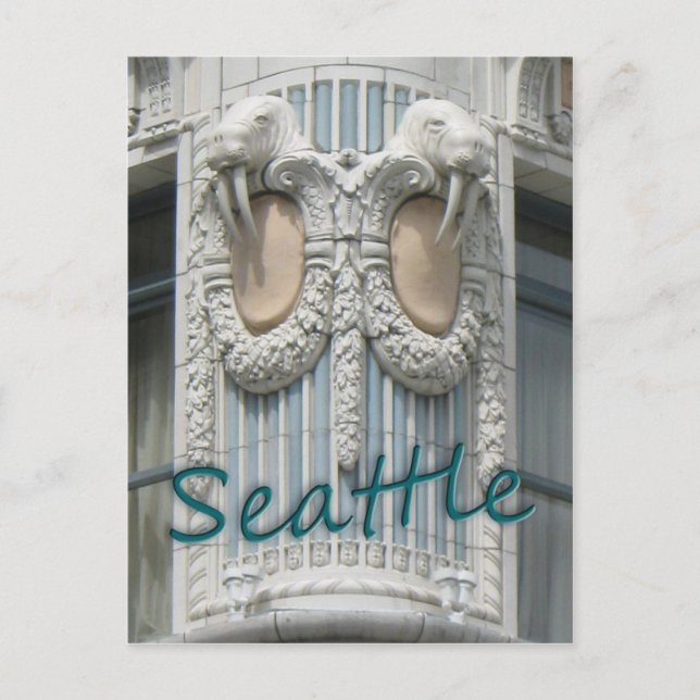 Seattle Walrus Postkarte (Vorderseite)