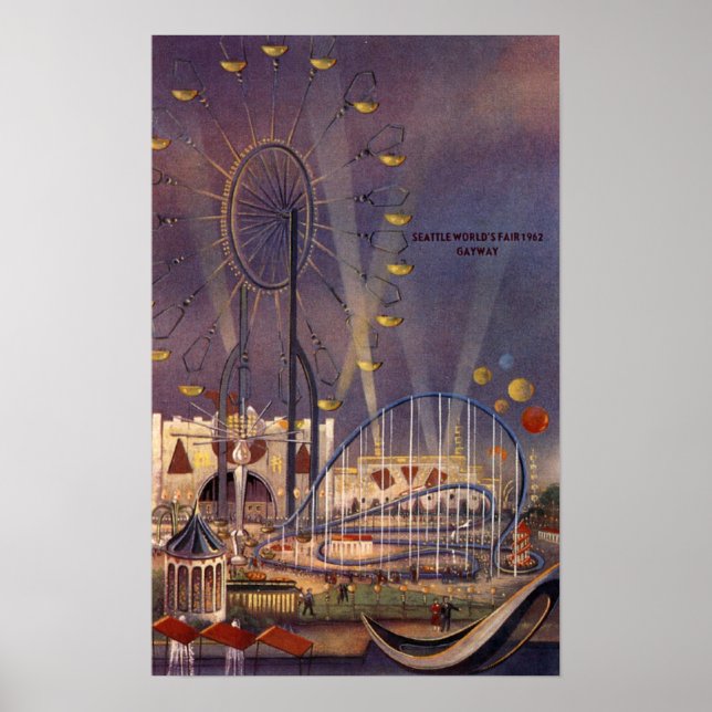 Seattle, Washington 1962 World's Fair Poster (Vorne)