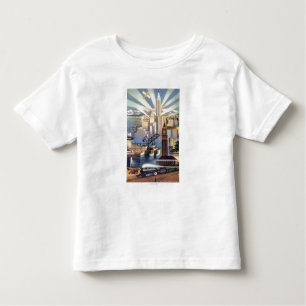 Seattle, Washington - Ansicht des Stadtzentrums Kleinkind T-shirt