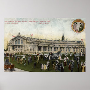 Seattle, Washington - Ansicht von Poster