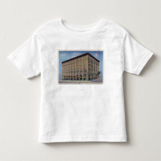 Seattle, Washington - Ansicht von Senator Wohnung Kleinkind T-shirt (Vorderseite)
