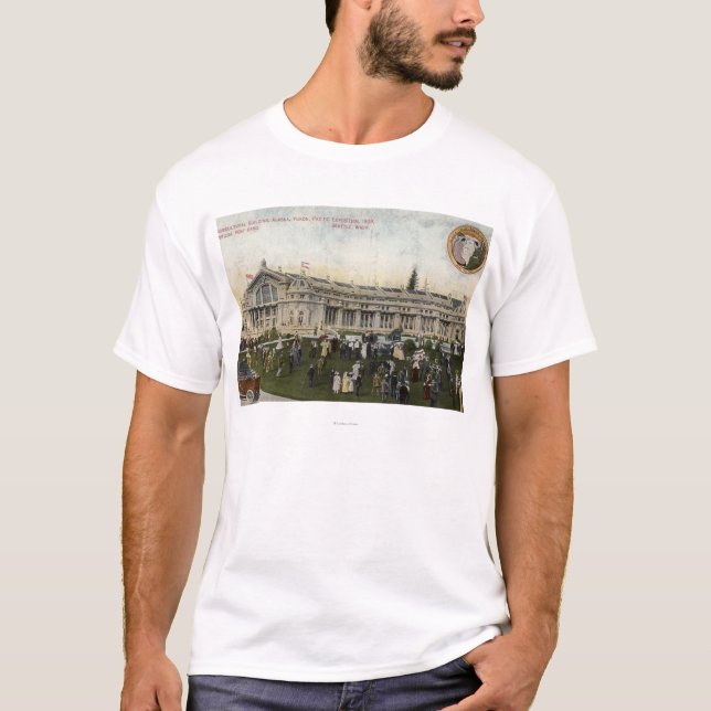 Seattle, Washington - Ansicht von T-Shirt (Vorderseite)