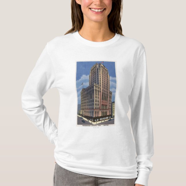 Seattle, Washington - Ansicht von Washington T-Shirt (Vorderseite)