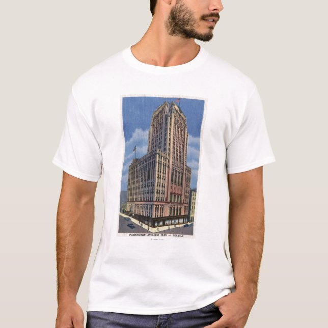 Seattle, Washington - Ansicht von Washington T-Shirt (Vorderseite)