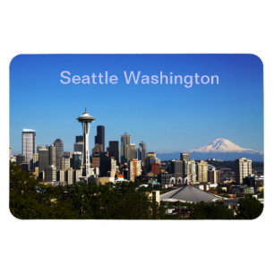 Seattle Washington-Bild Magnet