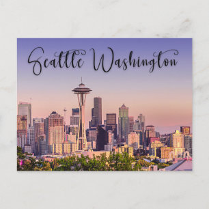 Seattle Washington City Postcard Postkarte